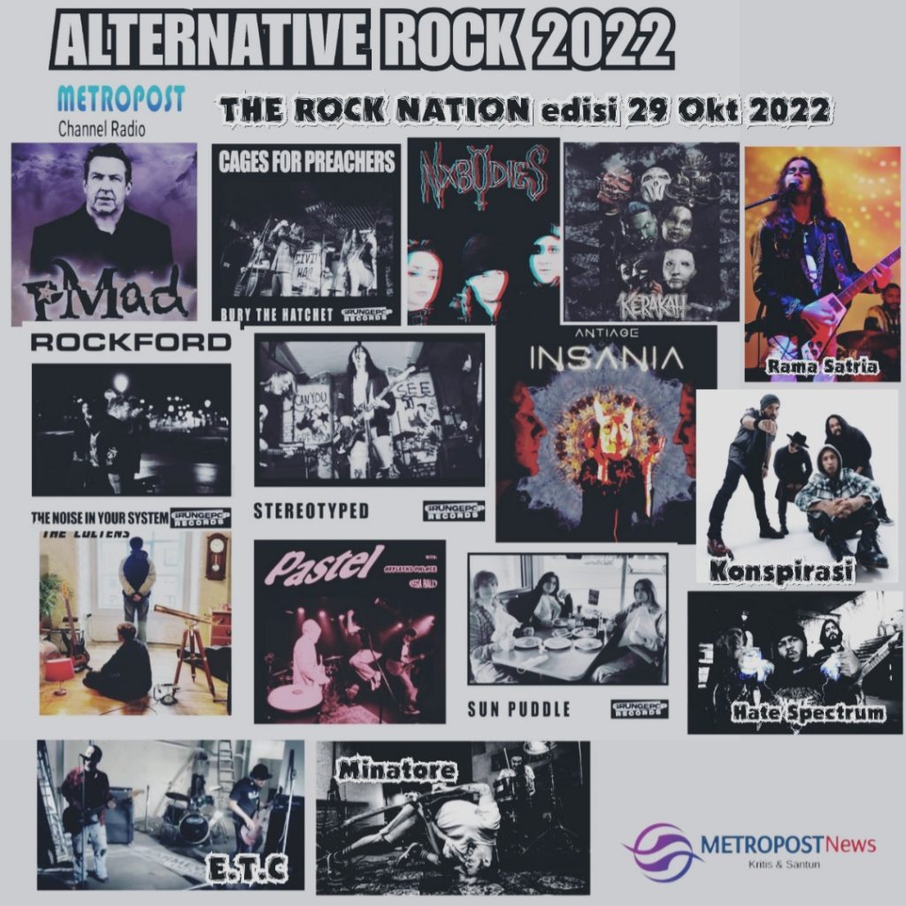 Siaran THE ROCK NATION, 15 Band Alternative Rock 2022