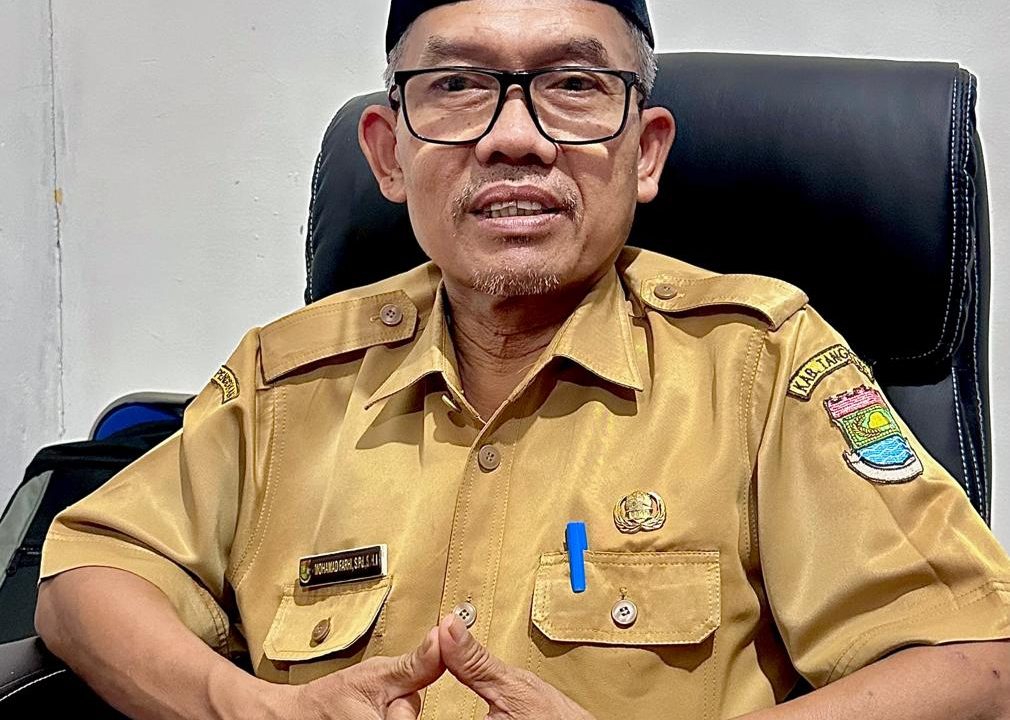 Foto: Mohamad Farhi, S.Pd., S.H.I. (Ketua Gugus 003 Cikupa - Panongan) yang juga Kepala Sekolah SMPN 2 Cikupa